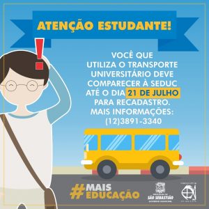 SSuniversitários-300x300 Secretaria de Educação alerta usuários do transporte universitário sobre prazo de recadastramento