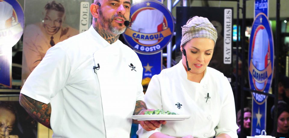 Chef Henrique Fogaça é show em Caraguatatuba