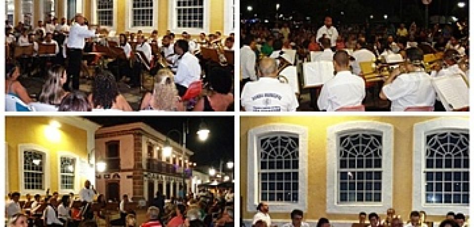 Público se surpreende com show da Banda Municipal de São Sebastião