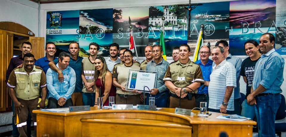 Divisão de Tráfego recebe homenagem da Câmara