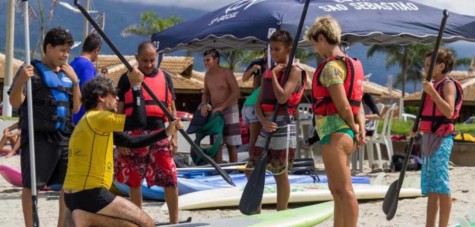 Atividades Náuticas gratuitas acontecem na Rua da Praia.