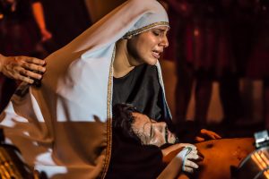 SSPaixMaria-300x200 Teatro evangelizador da Paróquia de São Sebastião, emociona com Paixão e Ressurreição de Cristo