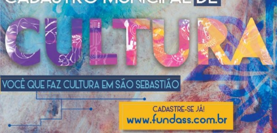 Prefeitura segue com inscrições abertas para o Credenciamento de Artistas, Profissionais de Arte e Cultura de São Sebastião